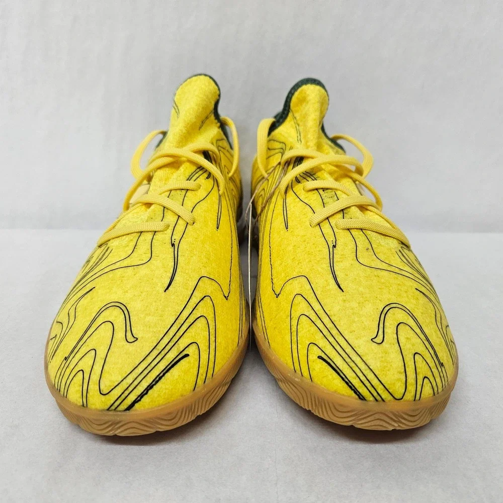 Adidas Gamemode Knit PB IN Indoor Soccer Shoe HR1741 Yellow Green Mens Size‎ 9